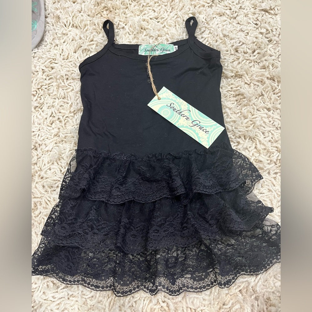 Brand New With Tags Toddler Black Tulle Dress